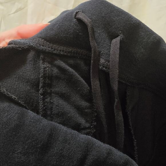 Lululemon black straight leg jogger mens medium zip pocket inner drawstring - Picture 12 of 12